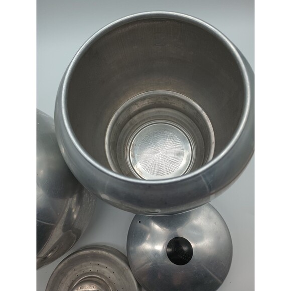 Vintage West Bend Kwik Drip 15c Coffee Maker Percolator Pot Aluminum Stove Top - Picture 8 of 9